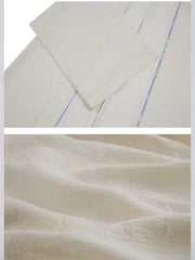 [Seaside Sketchbook] 海风写生 Original Song Style Hanfu Set with Sun Shirt, Textured Camisole & Three-Pleat Skirt