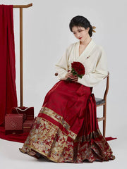 [The Bridal Bond] 缔结 Original Hanfu Wedding Set for Toasting Ceremonies & Daily Elegance