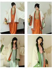 [Chameleon Silk] 双面穿宋貉袖 Reversible Song Style Raccoon Sleeve Robe