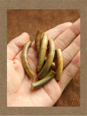 木眠「Spring Offering」 Solid Natural Sandalwood Round Bangle - New Chinese Style Jewelry Gift