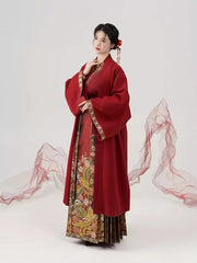 [The Phoenix Brocade] 锦凤 Original Ming Style Hanfu Set for Wedding & Toasting Ceremonies