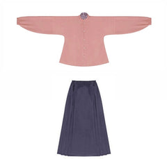 [Kūn Péng 3.0] 谜阿凰 鹏 Ming Dynasty-Inspired Warm Hanfu Series with Optional Sleeve Styles and Corduroy Mamian Skirts