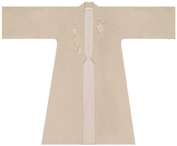 [Golden Harvest] 麦穗 Original Han-Element Set with Embroidered Jacket, Stand-Collar Shirt & Three-Pleat Skirt