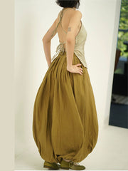 [Ancient Rhythms] 百褶灯笼裤 Pleated Lantern Trousers Inspired by Jin Dynasty Artifacts