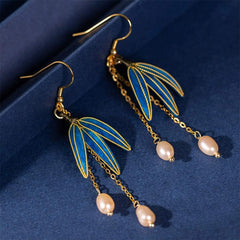 [The Velvet Petal] 手工非遗绒花 Original Intangible Cultural Heritage Velvet Petal S925 Silver Earrings - Light Luxury Niche Accessory