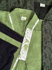 [Verdant Night] 绿夜 Original Jin Dynasty Hanfu Set with Lace Robe & Six-Gore Skirt