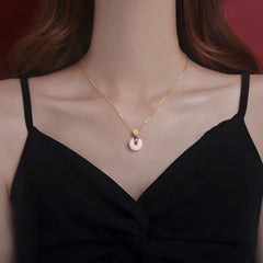 [Auspicious Clouds] 祥云 He Tian Jade Recalculating Fortune Ring - Niche Retro Chinese Style S925 Sterling Silver Jewelry