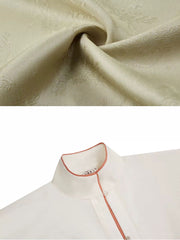 [Gardens of the West Pond] 西池 Original Ming Style Hanfu Set with Half-Sleeve Robe & Mamian Skirt