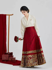 [The Bridal Bond] 缔结 Original Hanfu Wedding Set for Toasting Ceremonies & Daily Elegance