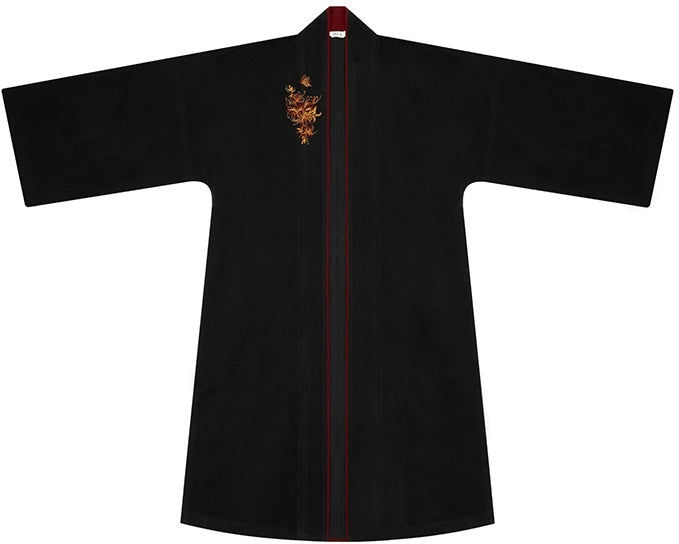 [The Golden Lantern's Glow] 金灯花 Original Song Style Hanfu Set with Embroidered Jacket, Sweater & Three-Pleat Skirt