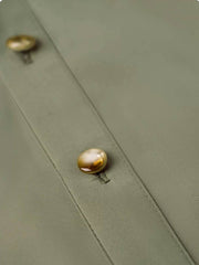 [Golden Harvest] 麦穗 Original Han-Element Set with Embroidered Jacket, Stand-Collar Shirt & Three-Pleat Skirt