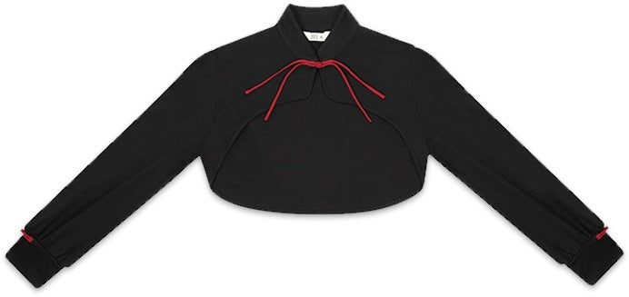 [Cinnabar] 丹砂 Original Design Ming Dynasty Hanfu Set with Stand-Collar Knit Bolero and Mamian Skirt