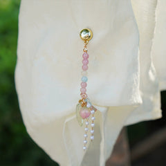 [The Misty Depth] 云深雾浅 Original Double-Sided Embroidery & Beaded Magnetic Sleeve Holder for Hanfu