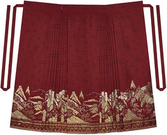 [The Great Wall at Dawn] 万里 Original Ming Style Hanfu New Year Mamian Skirt Set for Toasting & Engagement