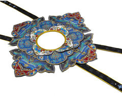 [Kingfisher Feather] 点翠 Hanfu - Non-Heritage Inspired Cloud Collar & Horse-Face Skirt Set - Ming Dynasty Style Hanfu