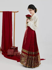 [The Bridal Bond] 缔结 Original Hanfu Wedding Set for Toasting Ceremonies & Daily Elegance