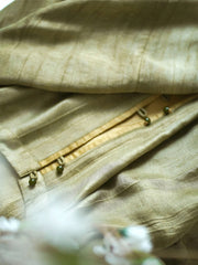 [Autumn's First Hues] 肇秋 Original Ming Wanli Long Shirt & Song Hundred-Pleat Skirt Set