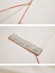 [Gardens of the West Pond] 西池 Original Ming Style Hanfu Set with Half-Sleeve Robe & Mamian Skirt