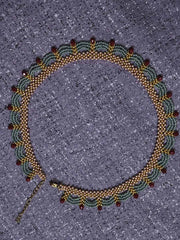 唐宋美学！(Tang & Song Aesthetics) Original Japanese Glass Seed Bead Lace Choker Necklace - 2025 New Arrival