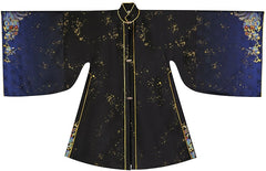 [Kingfisher Feather] 点翠 Hanfu - Non-Heritage Inspired Cloud Collar & Horse-Face Skirt Set - Ming Dynasty Style Hanfu