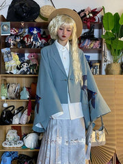 [The Swallow's Return] 燕归来 Original New Chinese Style Commuting Suit Jacket with Heavy Embroidery