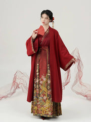 [The Phoenix Brocade] 锦凤 Original Ming Style Hanfu Set for Wedding & Toasting Ceremonies