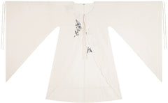 [Swallowtail Serenade] 燕尾蝶 Original Neo-Chinese Style Set with Embroidered Outer Shirt & Jacquard Slip Dress