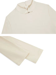 [Golden Peach & Jade Play] 金桃玉弄 Original Ming Dynasty Hanfu Set with Knit Tops & Golden Mamian Skirt