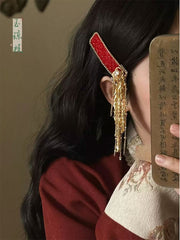 [Exotic Tassel] 异域名族风 Exotic Etnic Style Long Tassel Hair Clip/Earcuff for Hanfu & Modern Wear