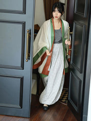 [Chameleon Silk] 双面穿宋貉袖 Reversible Song Style Raccoon Sleeve Robe