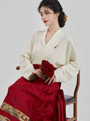 [The Bridal Bond] 缔结 Original Hanfu Wedding Set for Toasting Ceremonies & Daily Elegance