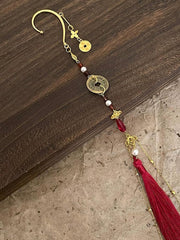 [Auspicious Coin] 新中式古旧铜钱长款流苏耳挂 New Chinese Style Antique Coin Tassel Earcuff for Hanfu & Qipao